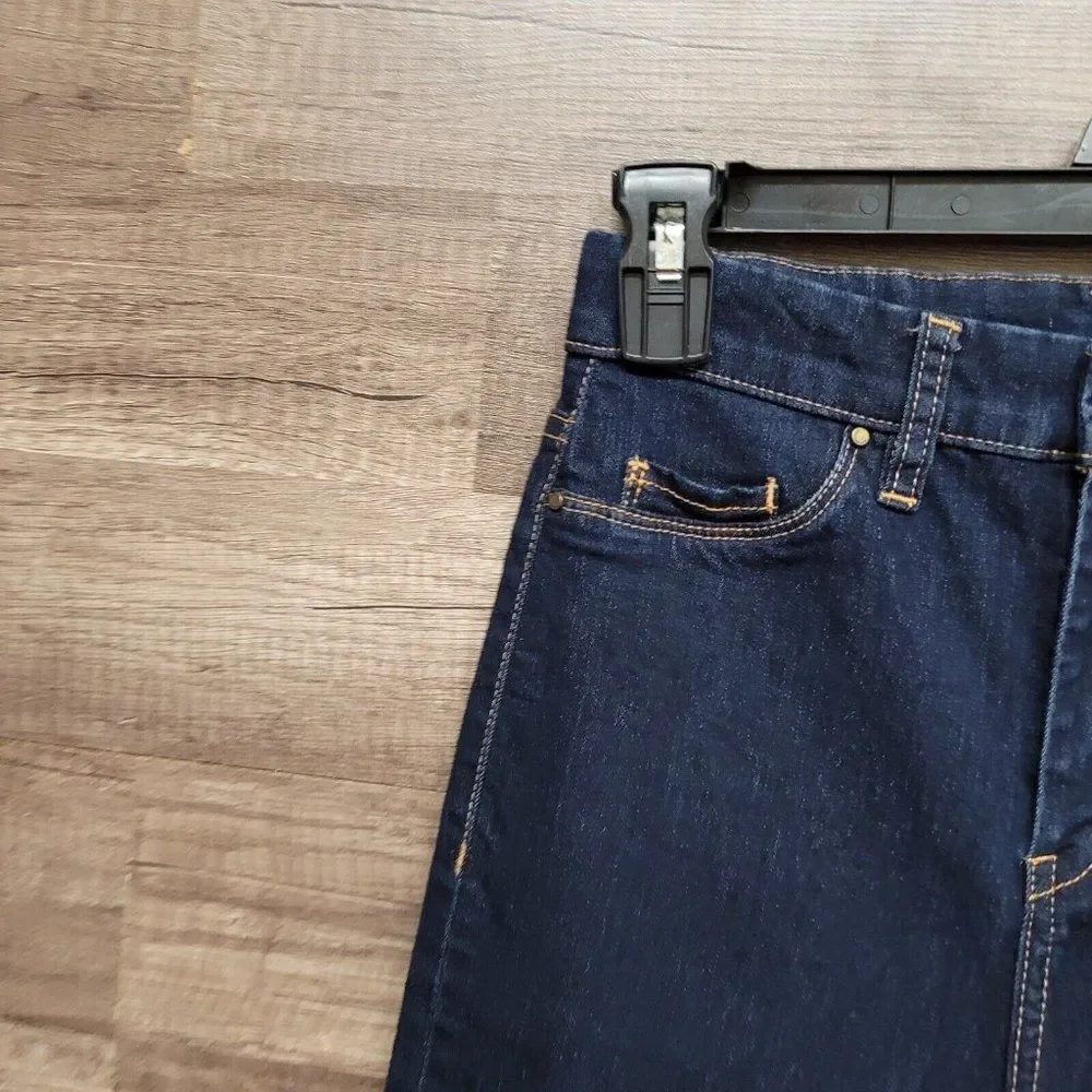 Blanknyc‎ Ankle Skinny Jeans Blue Dark Wash Womens Size 27 Stretch Denim Pockets